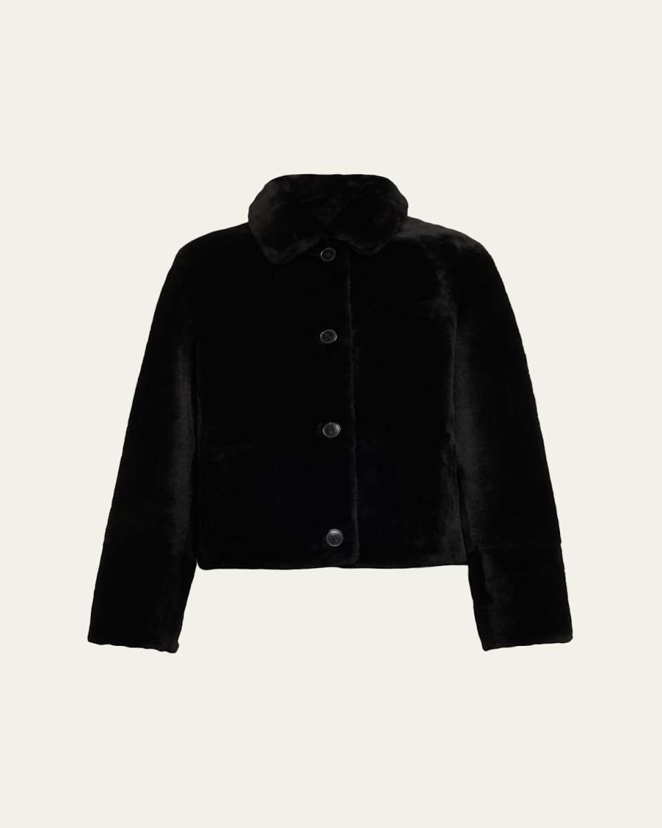 Tailored Shearling Coat